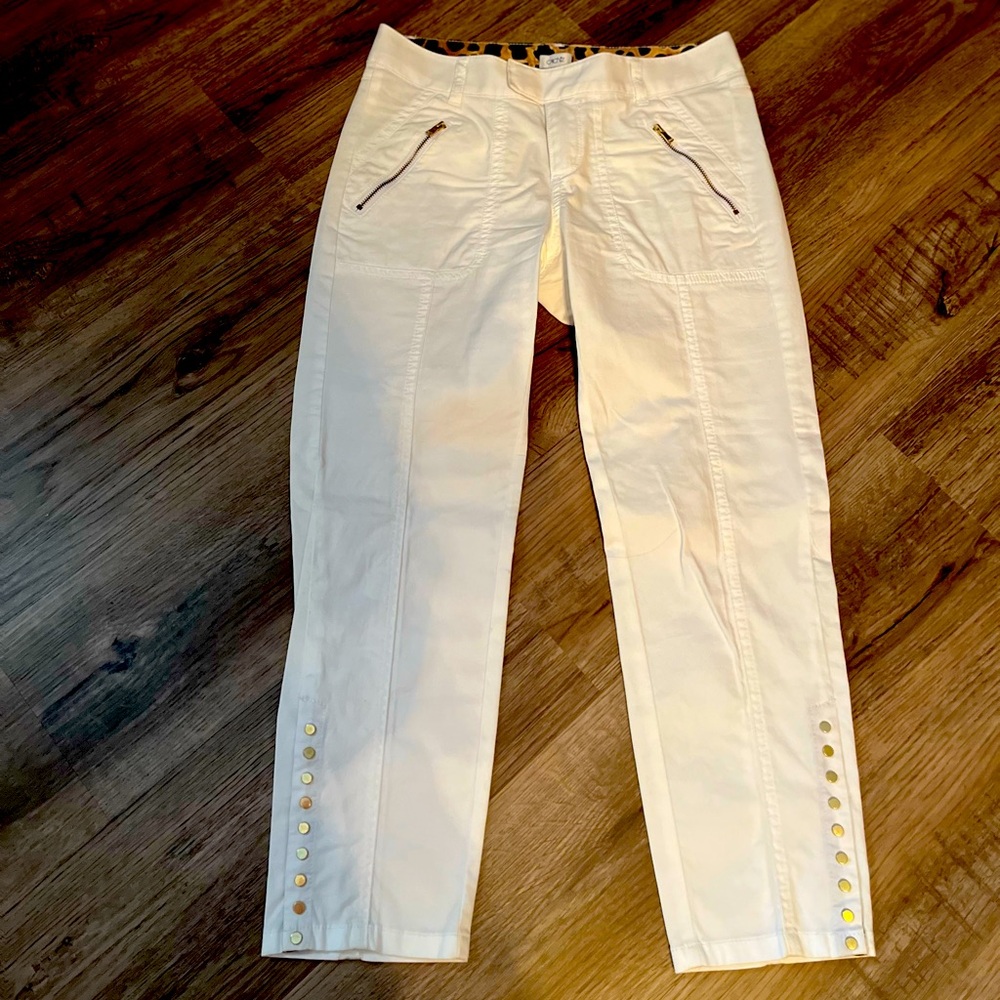 Cache White Casual Slacks Size 2 - image 1